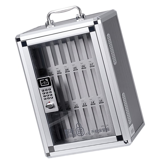 Zeiwohndc Durable Aluminum Construction Phone Safe Box Incorporating Intelligent Lock Technology