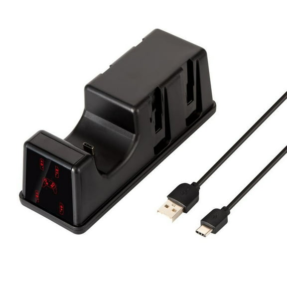 Zeiwohndc Durable Plastic Joy Con Charging Dock for Switch Joy con Docking Station