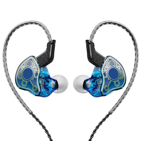 Zeiwohndc Earphones Dynamic Drives HiFis Bass Headphones with Detachable 2Pin Cable