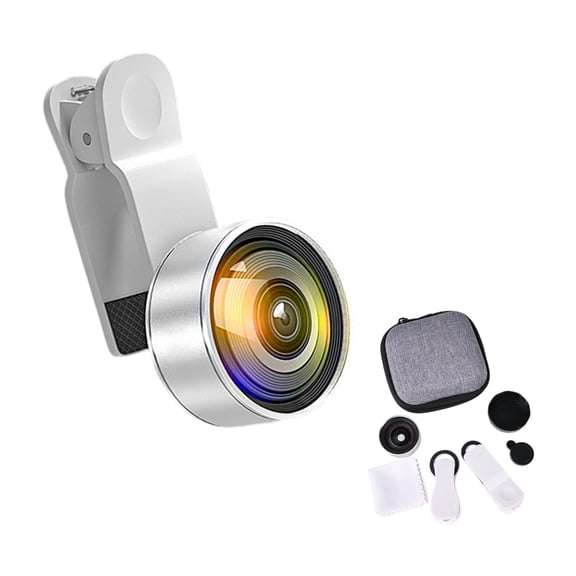 Zeiwohndc Easy Carry Shockproof Phone Lens Wide Angle 120 Degree for Outdoor Activity
