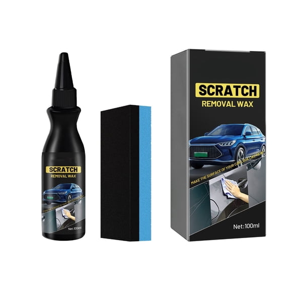 Zeiwohndc Effective Car Scratch Remover Paste Deep Scratch Repair Cream For Glossy Finish
