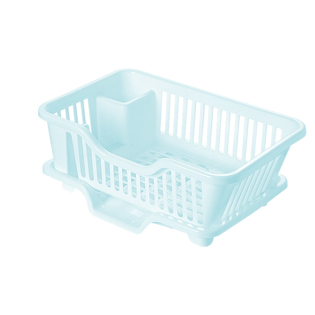 Zeiwohndc Efficient Plastic Kitchen Dish Rack Tilted Designs for Quick ...