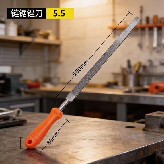 Zeiwohndc Efficient Wood Cutting Tool Chainsaw Sharpening File High Carbon Steel Size