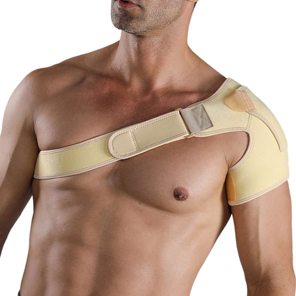 Zeiwohndc Elastic Shoulder Stabilizer Strap Adjustable For Training And Muscle Support