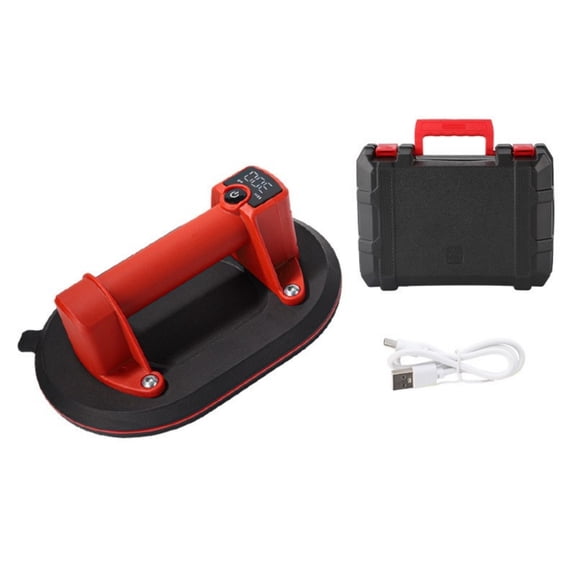 Zeiwohndc Electric Suction Cup Vacuum Pump Automatic Air Replenishing 573lbs Capacity Practical Lifting Tool