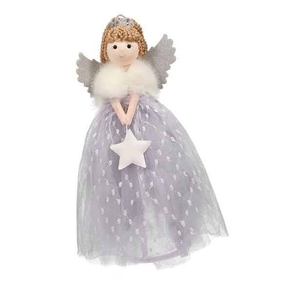 Zeiwohndc Elegant Handcrafted Angel Statue Christmas Tree Star Toppers For Celebration