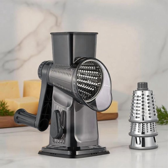 Zeiwohndc Ergonomic Grip Food Grater Having Viewable Container And Firm Support