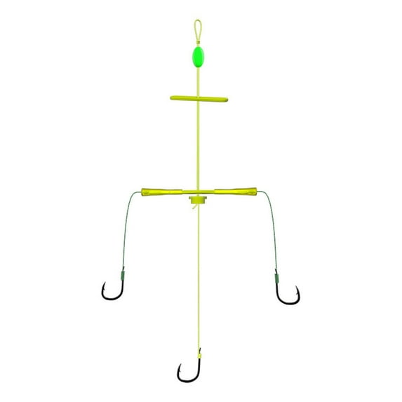 Zeiwohndc Explosions Fish Hook Carbon Steel Anti Bottom Rigs Fishing ...