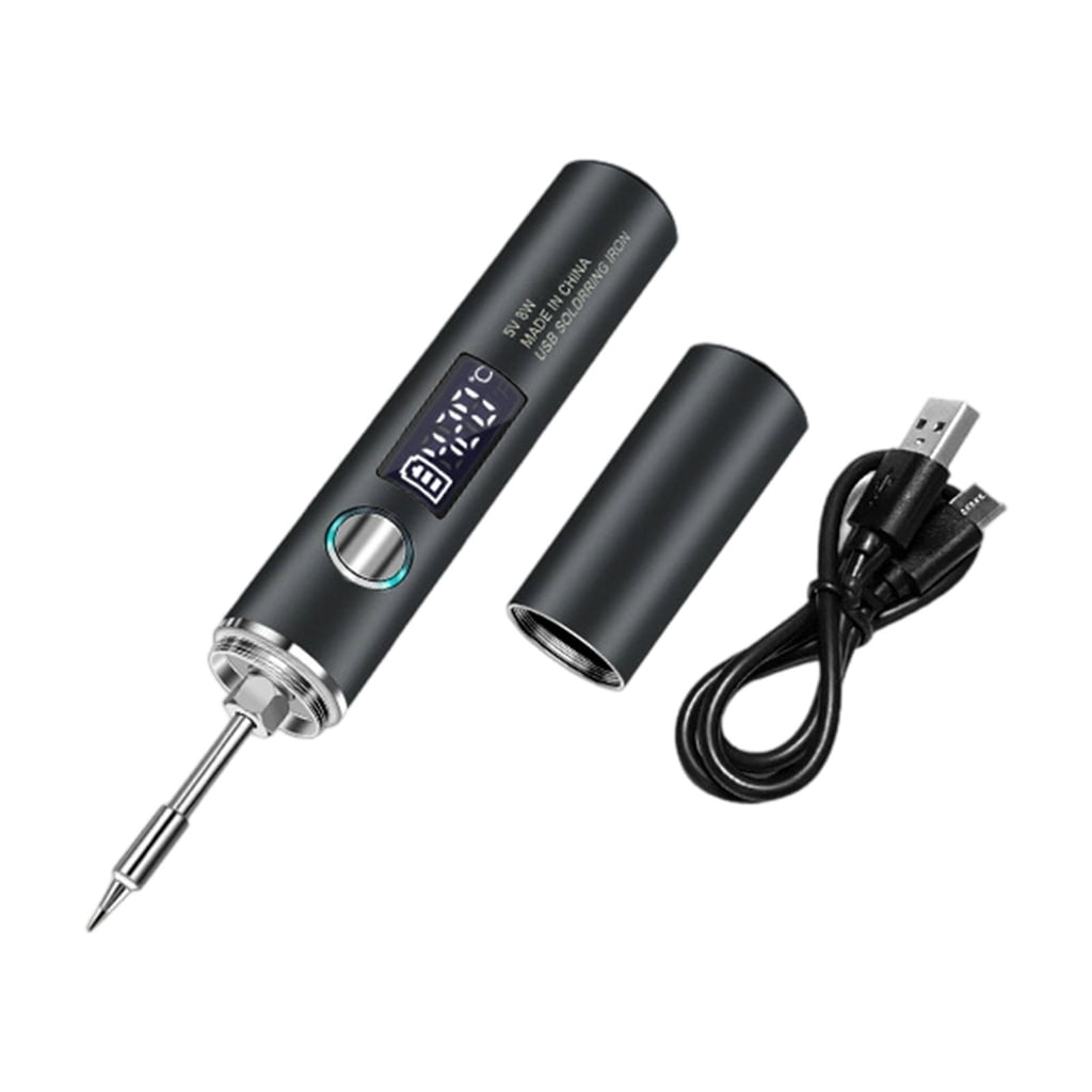 Zeiwohndc Fast Heat Soldering Iron Set 260 to 420℃ Range Temperature Home Workshop Tool