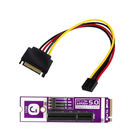 Zeiwohndc Fast Speed PCIe 5.0 M.2 Expansion Card Reliabled Frequent Drive Changes