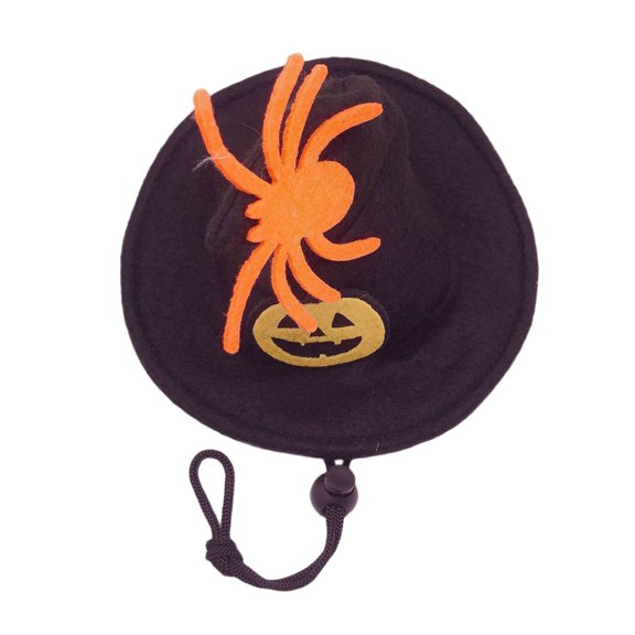 Zeiwohndc Festival Design Pet Witch Hat With Adjustable Rope Halloween Hat For Dog Cats