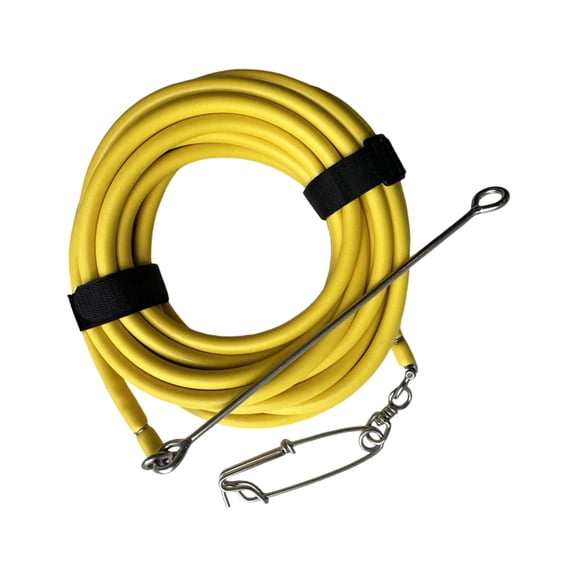 Zeiwohndc Fishing Float Line Stainless Steel Rod Saltwater Use 10/15/20m