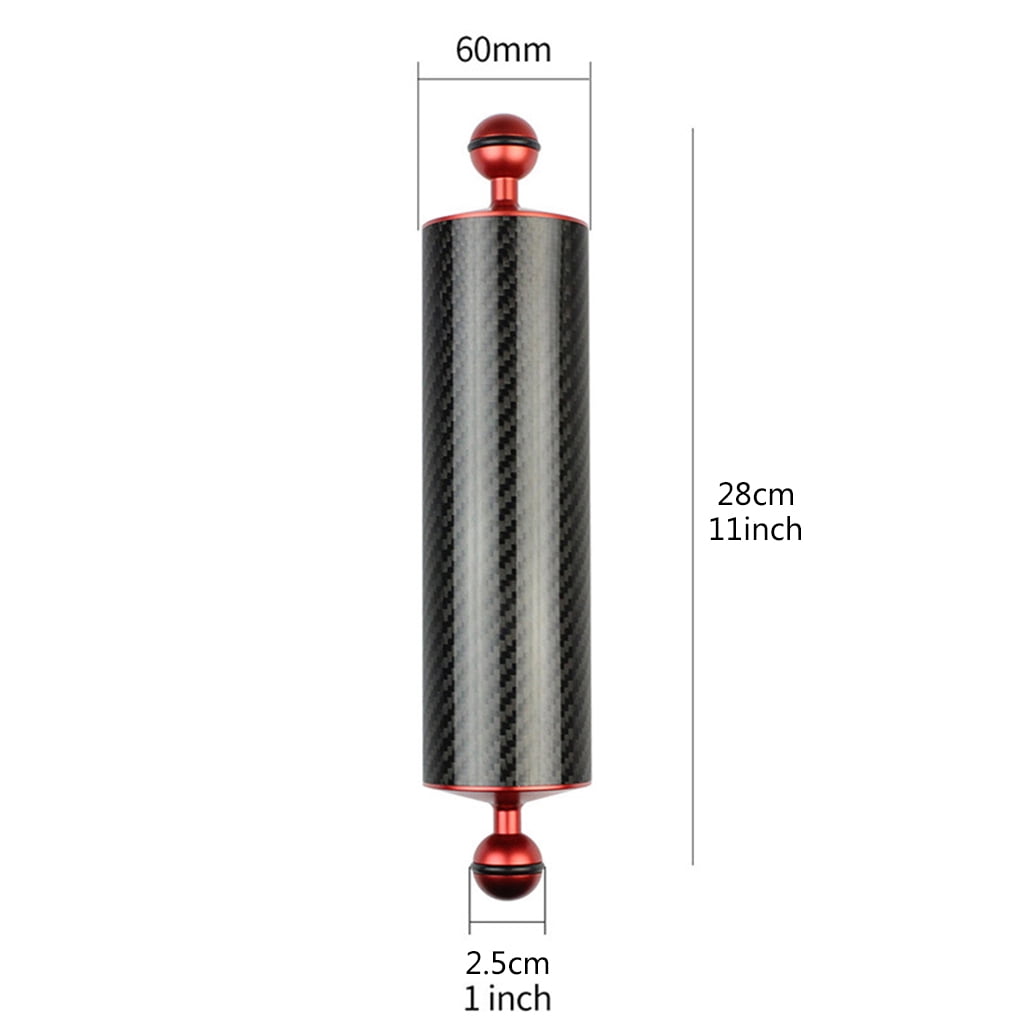 D60mm Carbon Buoyancy Aquatic Arm Dual Floating Arm Connector Extension