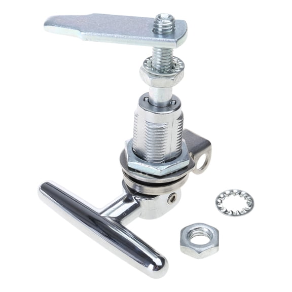 Zeiwohndc Foldable T Handle Compression Latchs Lock Adjustable for Secures Door Fastening