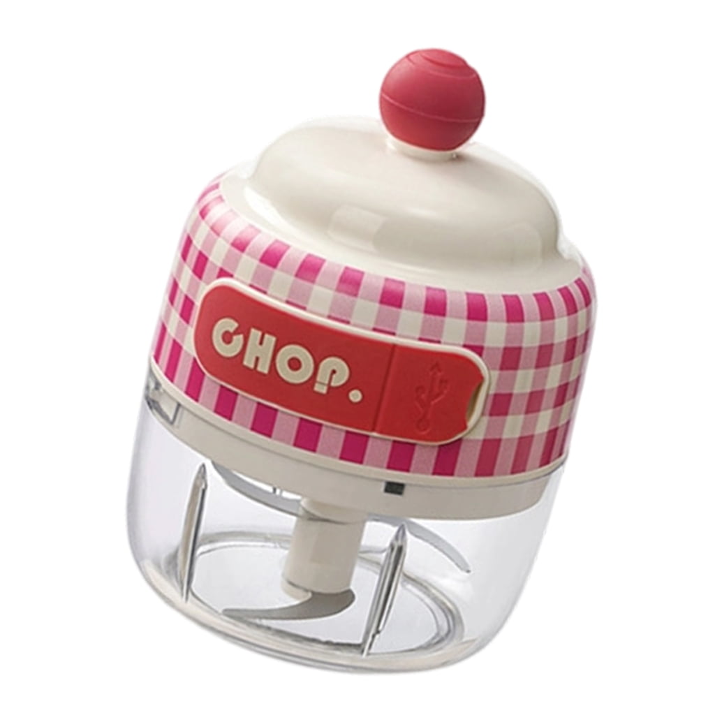 Zeiwohndc Food Chopper 150ML Portable Electric Food Processor for Garlic Baby Food