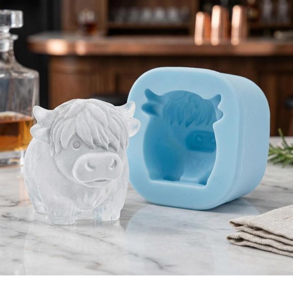 Zeiwohndc Food Grade Cattle Ice Block Maker For Home And Bar Use