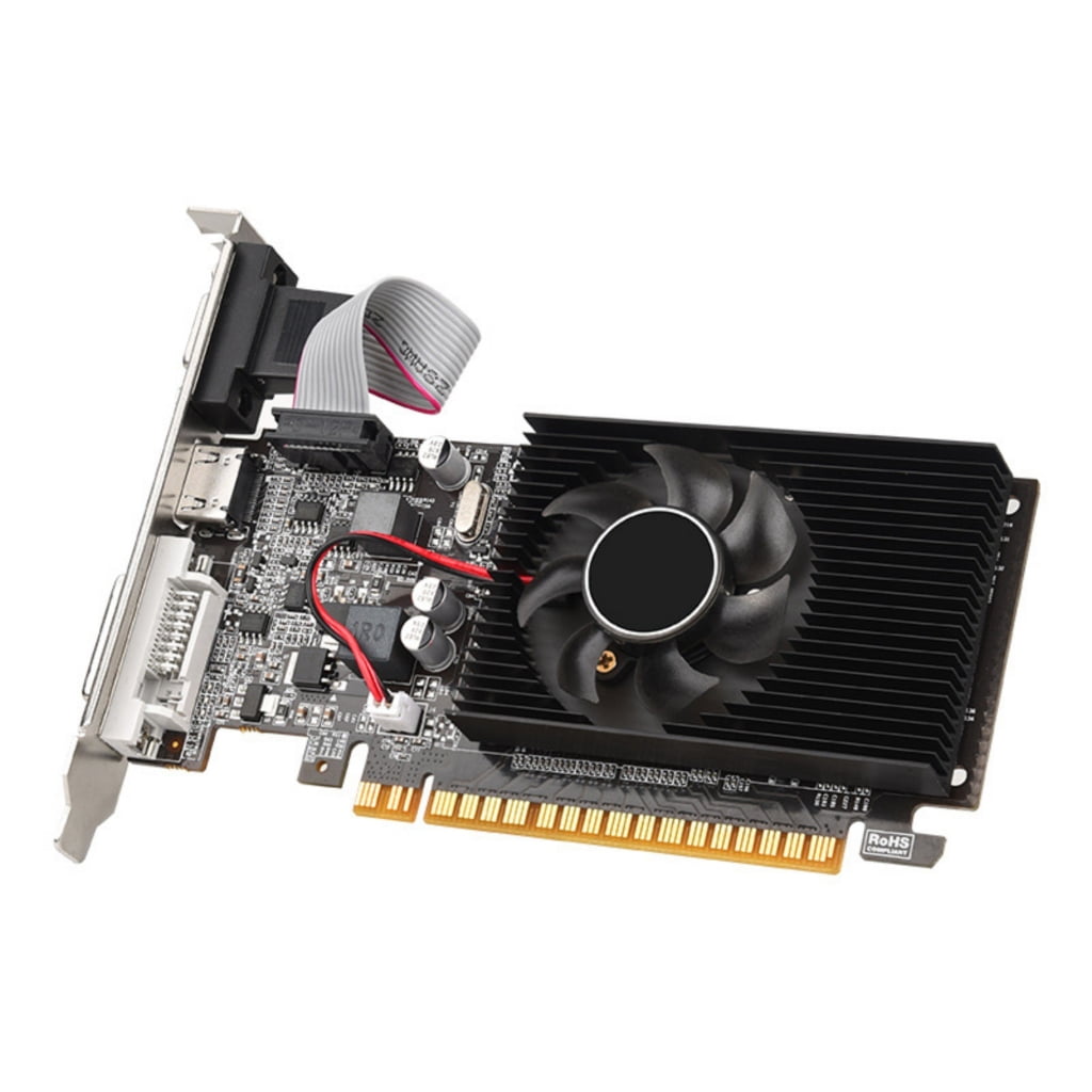 Zeiwohndc GT210 Computer Graphics Card 1GB DDR3 64bit PCIE X16 Gaming Graphics Card