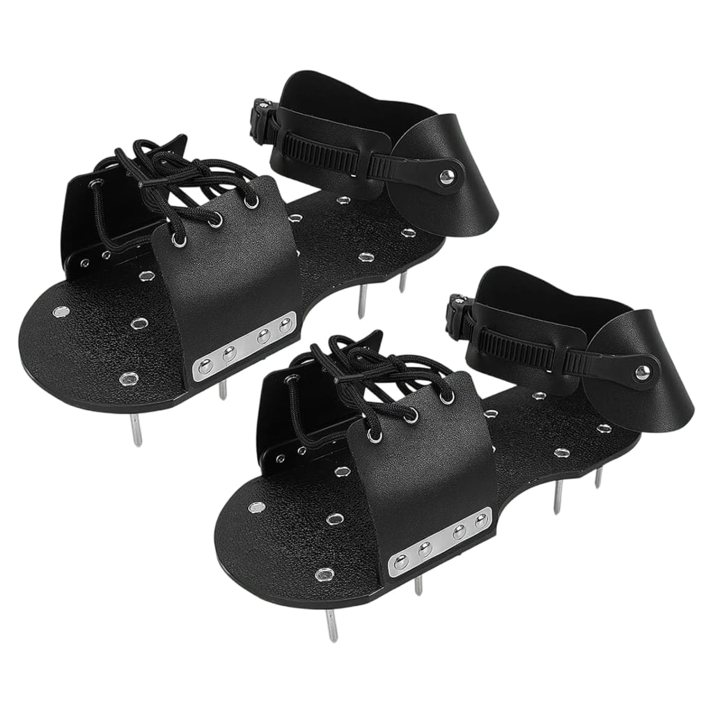 Zeiwohndc Gardening Aerator Footwear 13 Ground Piercing Spikes Ideal For Compacted Earth And Epoxy Floors