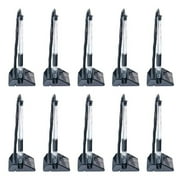 Zeiwohndc Gel Ink Pen Black Netural Pen with Adhesive-backed Base for Bank Office Hotel