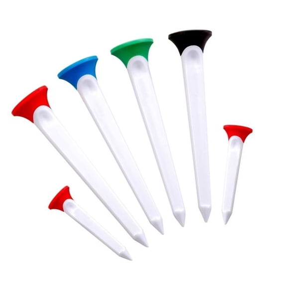 Zeiwohndc Golf Simulator Tees Professional Practice Tool Plastic Step Down Golf Tees