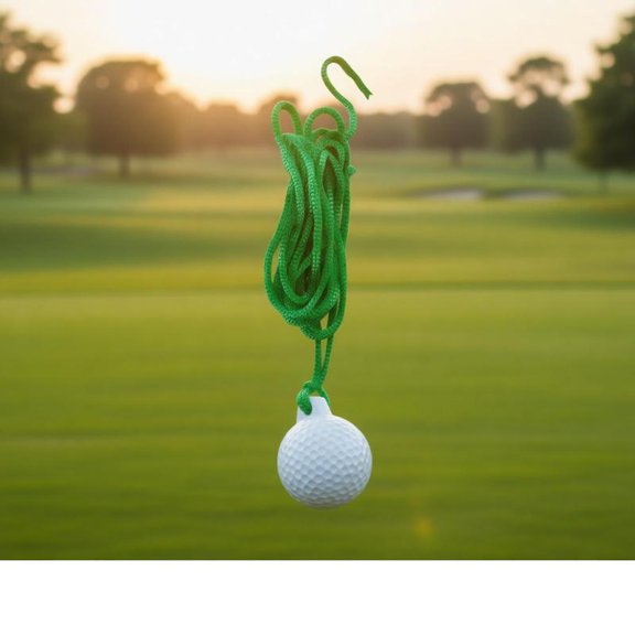 Zeiwohndc Golf Swing Trainer With High Strength Rope Ball For Indoor Outdoor Practice