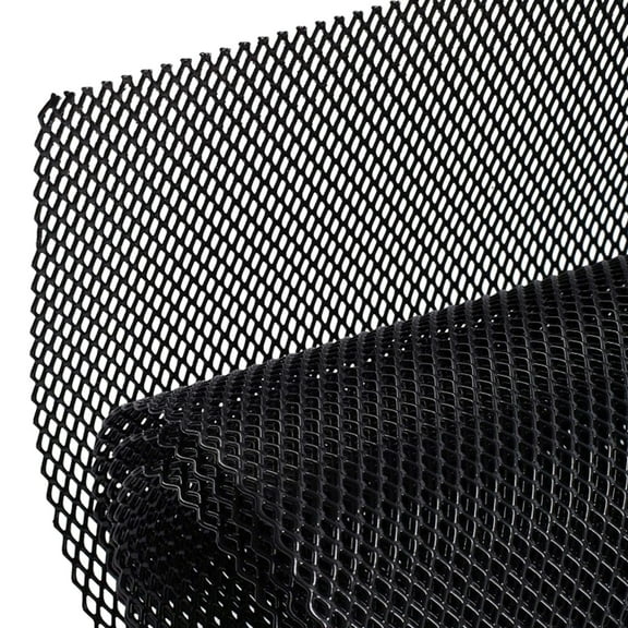 Zeiwohndc Grille Insert Bumpers Universal Front Grill Mesh Sheet Aluminum for Most Car