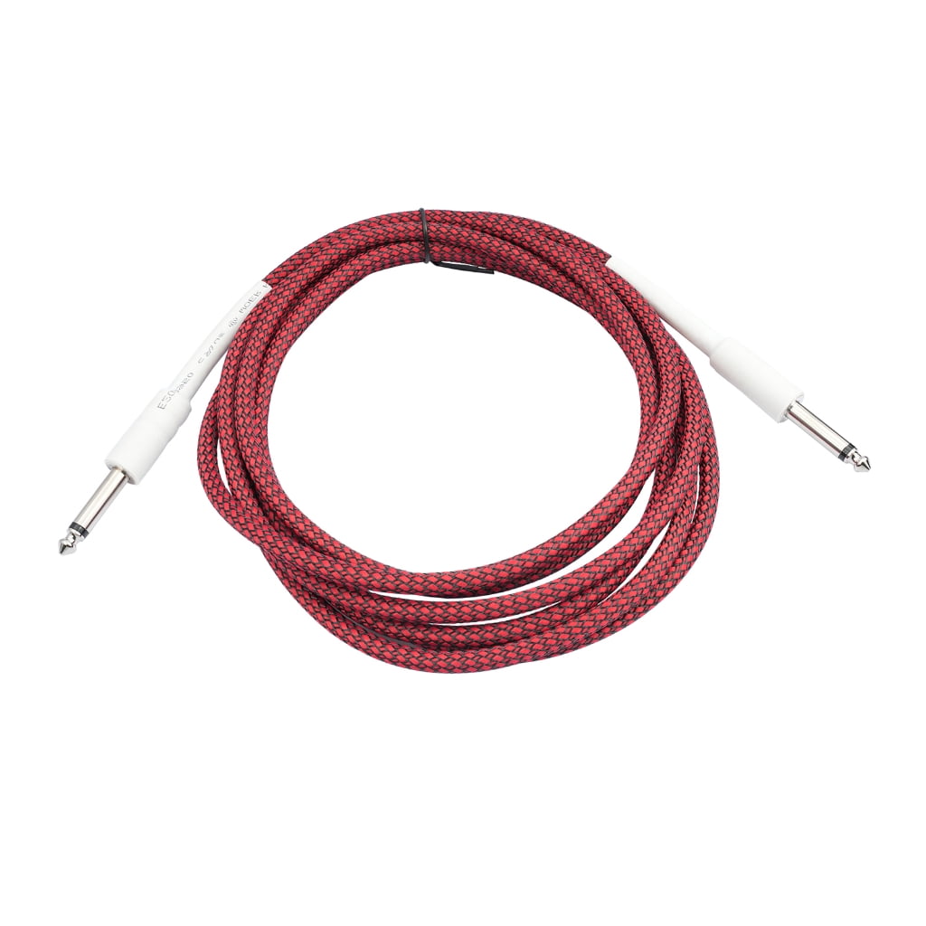 Zeiwohndc Guitar Cable 6.35mm 1/4'' Instrument Cord for Electric Mandolin 1-10m