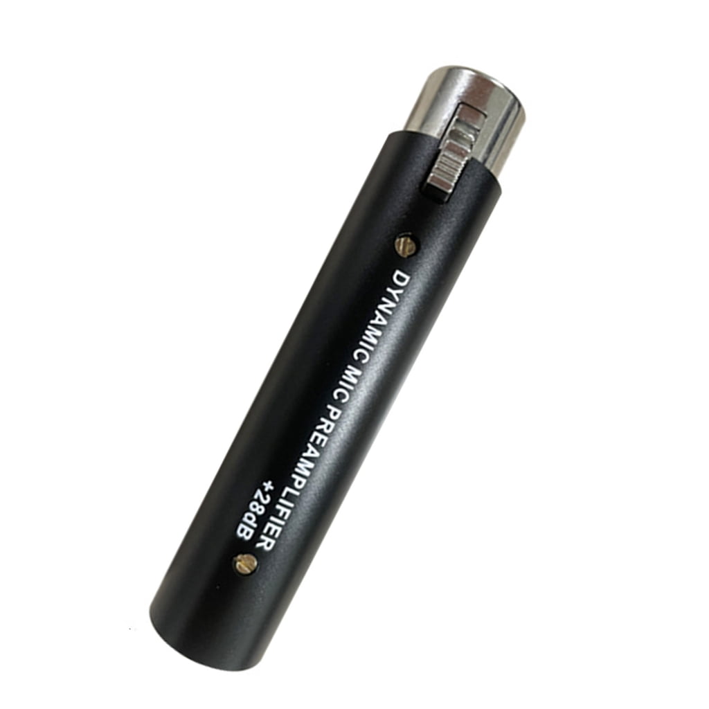 Zeiwohndc HD1 Dynamic Mic Preamplifier 20Hz-20KHz Frequency with 28dB Increase 135Ω