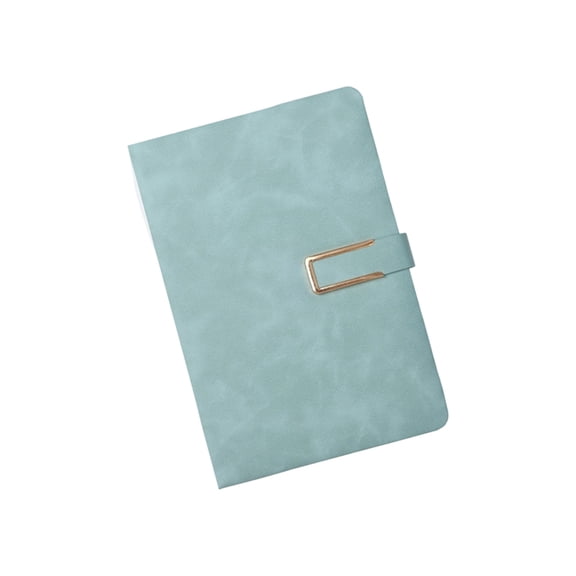 Zeiwohndc Hardcover Leather Notebook 200 Pages Ribbon Bookmarks Lined Journal 145x210mm