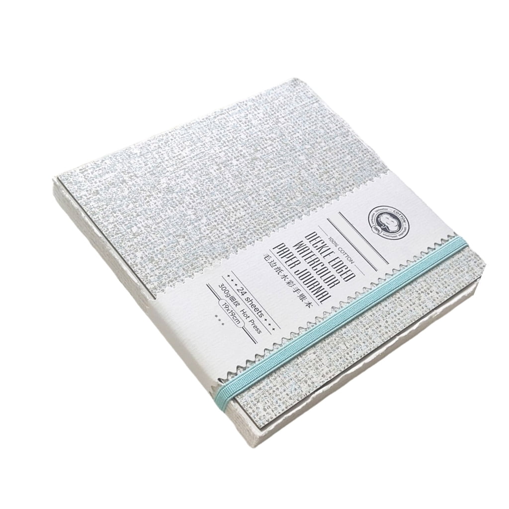 Zeiwohndc Hardcover Watercolor Paper Pad 24 Sheets 300GSM Paper Watercolor Sketchbook