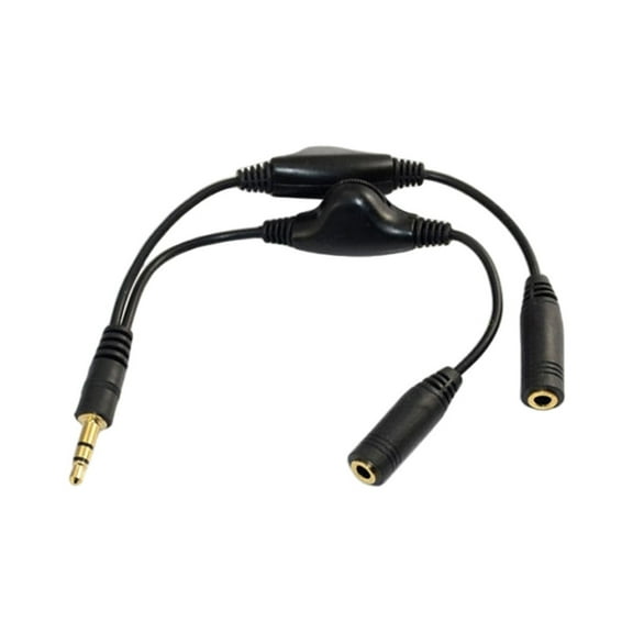 Zeiwohndc Headphone Y Splitter 3.5mm Y Splitter Headset Splitter Cable for Headset