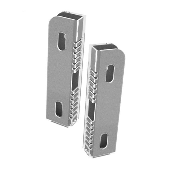 Zeiwohndc Heavy Duty Acrylic Laptop Brackets with EVA Padding for Wall or Desk Mount