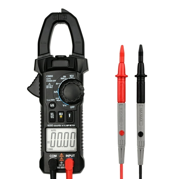 Zeiwohndc High Accuracy Clamp Meter Multimeter VFC NCV Meter Auto Ranging LCD Display