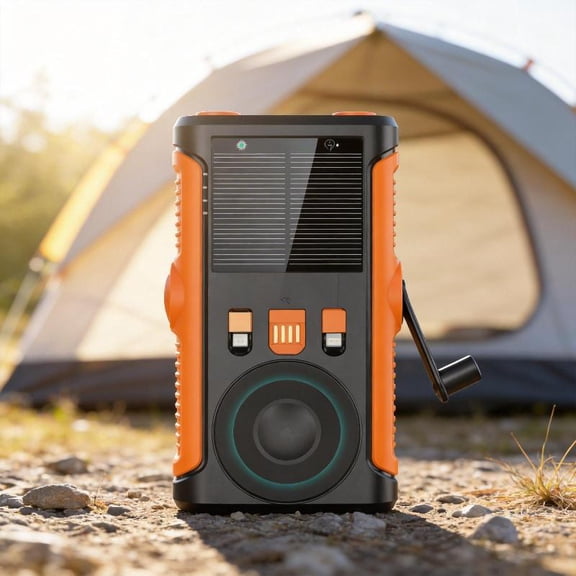 Zeiwohndc High Capacity 20000mAh Solar Hand Crank Wireless Chargers For Adventures
