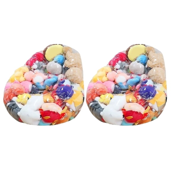Zeiwohndc High Capacity Clear Plush Toy Bean Bag Chair Organizers Holds 100 Plus