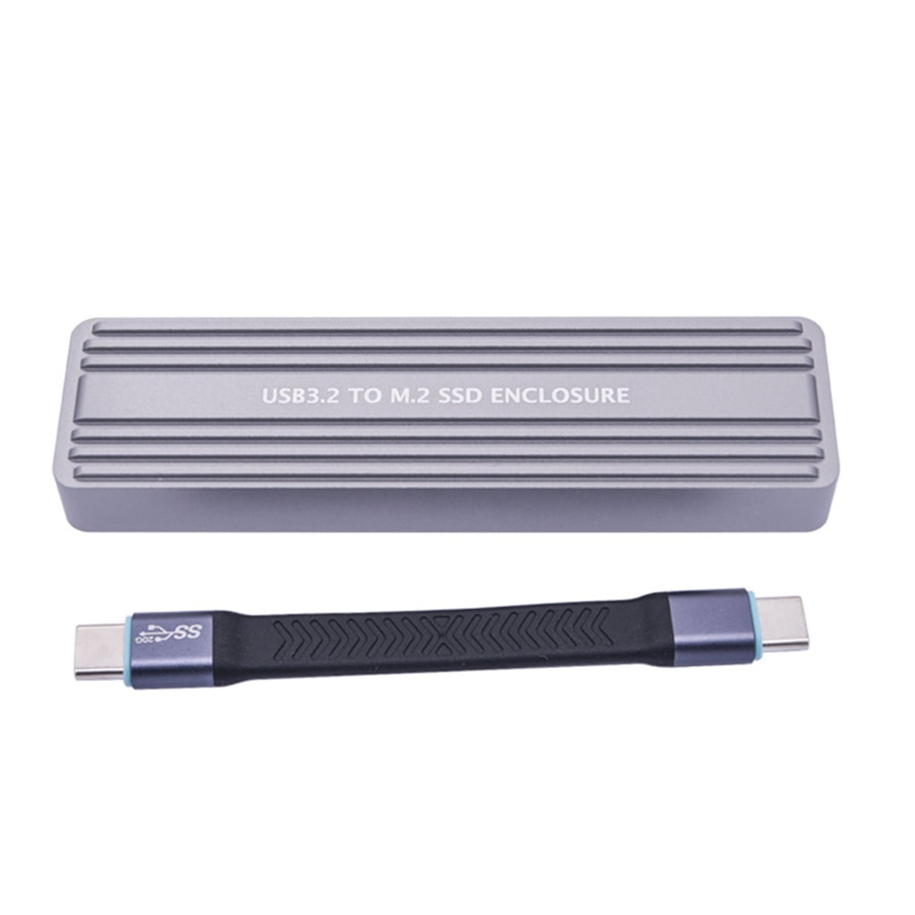 Zeiwohndc High Performances NVMe to USB C 3.2 GEN2X2 Enclosure for M Key/B+M Key SSDs