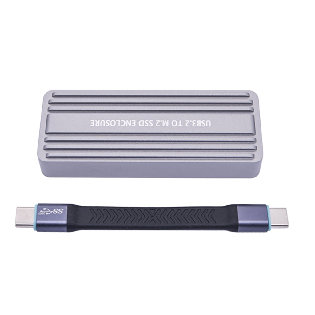 Zeiwohndc High Performances NVMe to USB C 3.2 GEN2X2 Enclosure for M Key/B+M Key SSDs