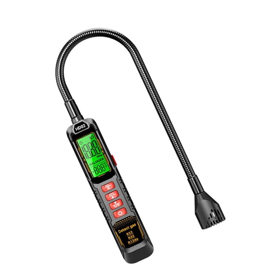Zeiwohndc High Precise Gas Leak Tester With LED Alerts For Cooling Systems Rechargeable