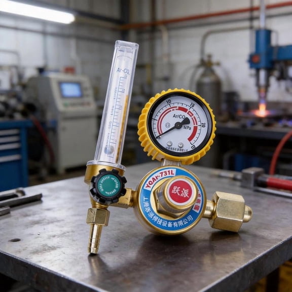 Zeiwohndc High Precisions Argon Gas Pressure Regulator With Inlets For Welding