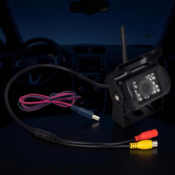Zeiwohndc High Resolution Wireless Backup Camera For Trucks 170 Degree View Waterproof