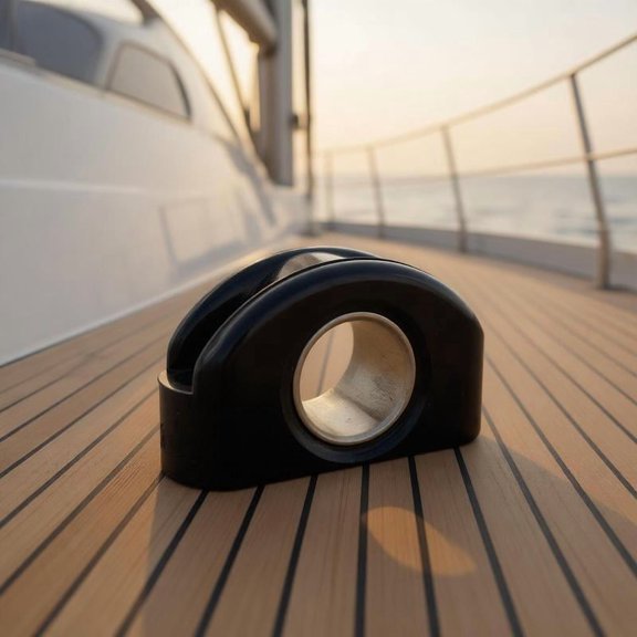 Zeiwohndc High Strength Nylon Marine Rope Guide Roller Nylon Fairlead Bullseyes For Boats