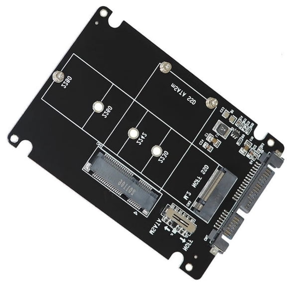 Zeiwohndc Highly Speed M.2NGFF mSATA SSDs To SATAAdapter Card for Enhances Storage