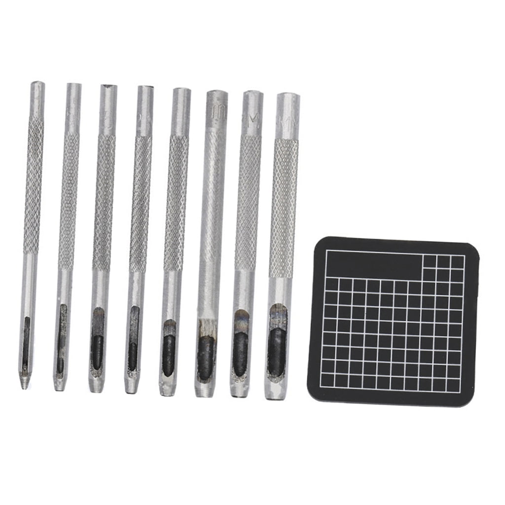 Zeiwohndc Hollow Leather Hole Punching Tool Heavy Duty Alloy Round Hole Puncher Tool