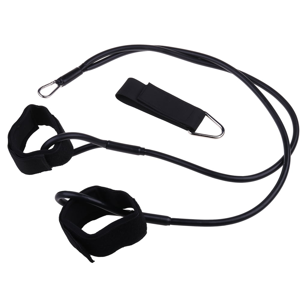 Zeiwohndc Home Gym Workout Elastic Resistance Bands Set with Ankle ...