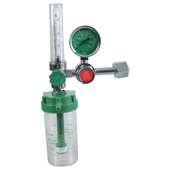 Zeiwohndc Hospital Pressure Reducing Valves with Humidifier Bottle Gauge Meter
