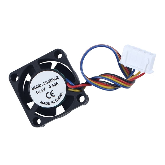 Zeiwohndc Hotend Cooling Fan 2510 5V Fast Speed Cooling Fan 3D Printer for Hotend