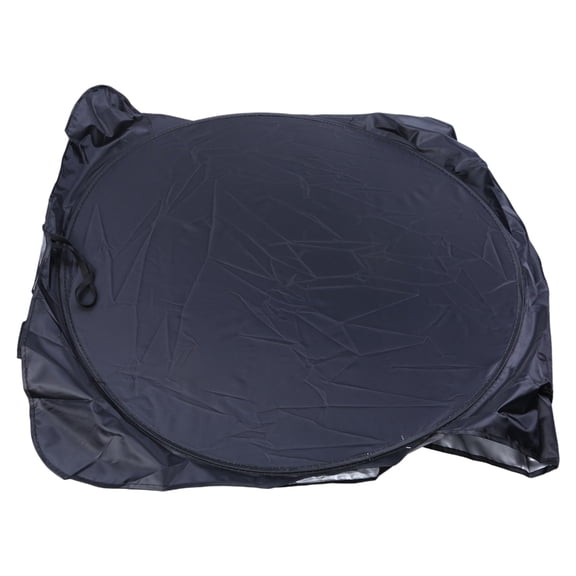 Zeiwohndc Jumbo Folding Front Rear Car Window for Sun Shade Auto Visor Windshield Cover Bl