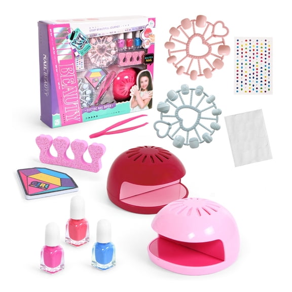 Zeiwohndc Kids Nails Art Portable Nails Dryer Toy For Children Safe Compact Design