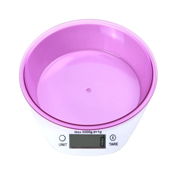 Zeiwohndc Kitchen Baking Scale with Removable Bowl 1g Accuracy Electronic Food Scale