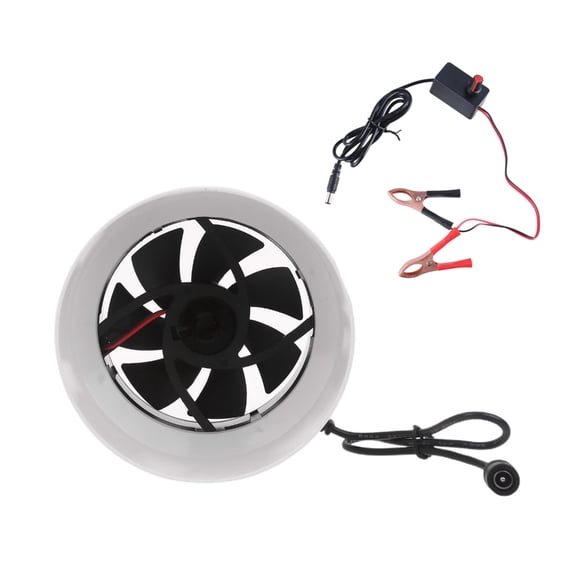 Zeiwohndc Kitchen Bathroom Ventilator 110mm Diameter with 160m/h Airflows and Low Noise